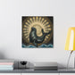 "Seal at Sunrise - Deco" - Canvas