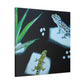 Gecko in Starlight Dream - Canvas