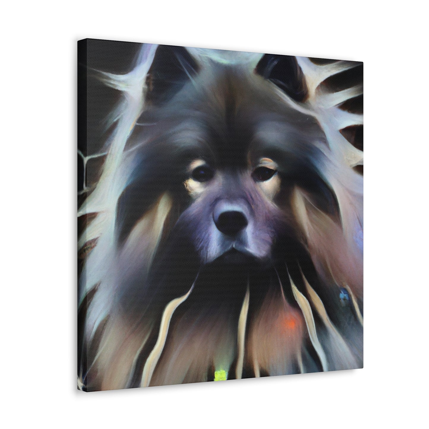 Keeshond Digital Delight - Canvas