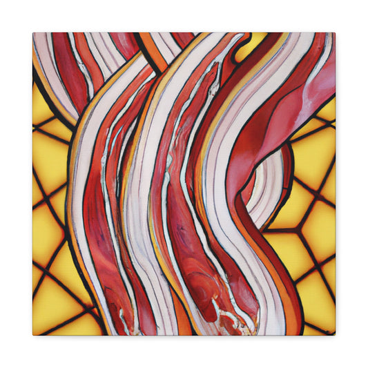 "Bacon in Art Nouveau". - Canvas