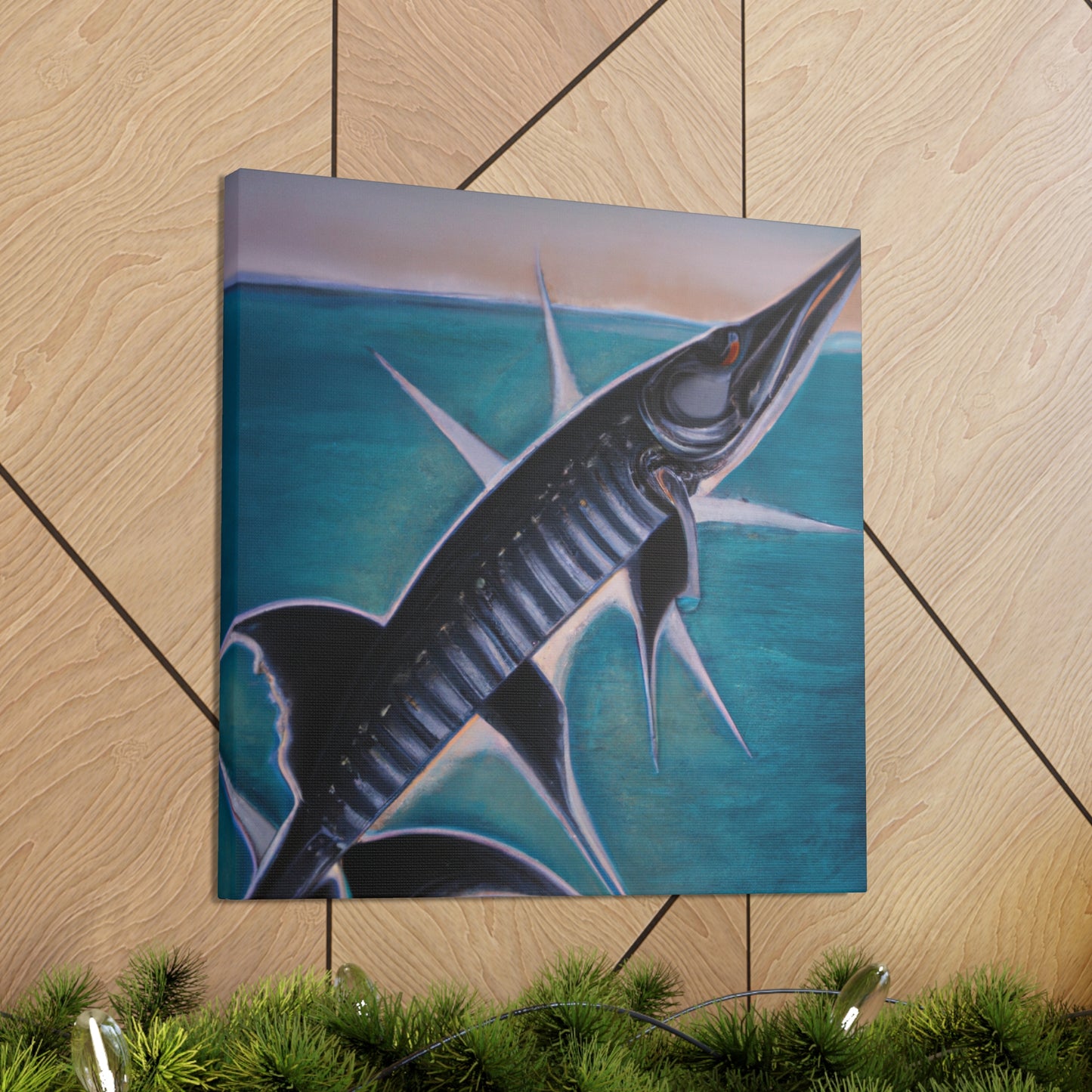 "Barracuda's Art Deco". - Canvas