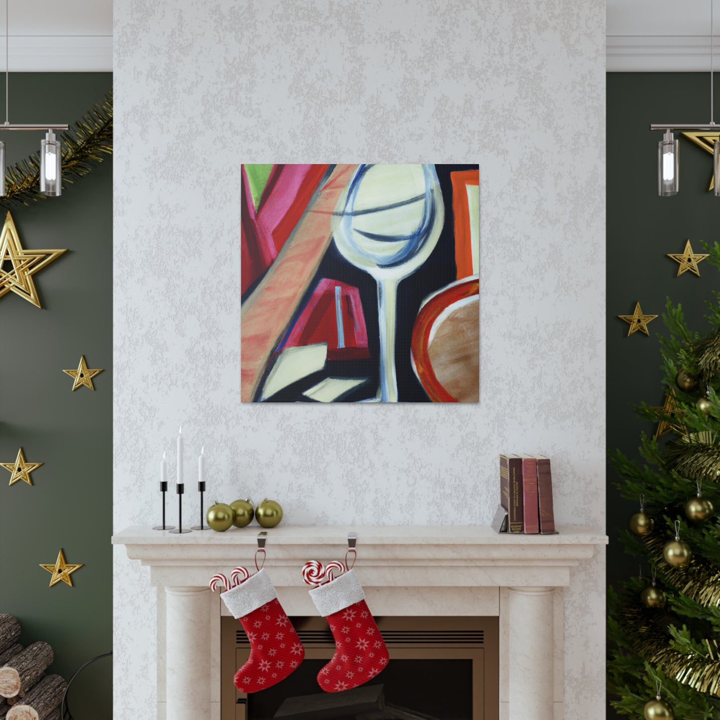 "Glow of the Wineglass" - Canvas