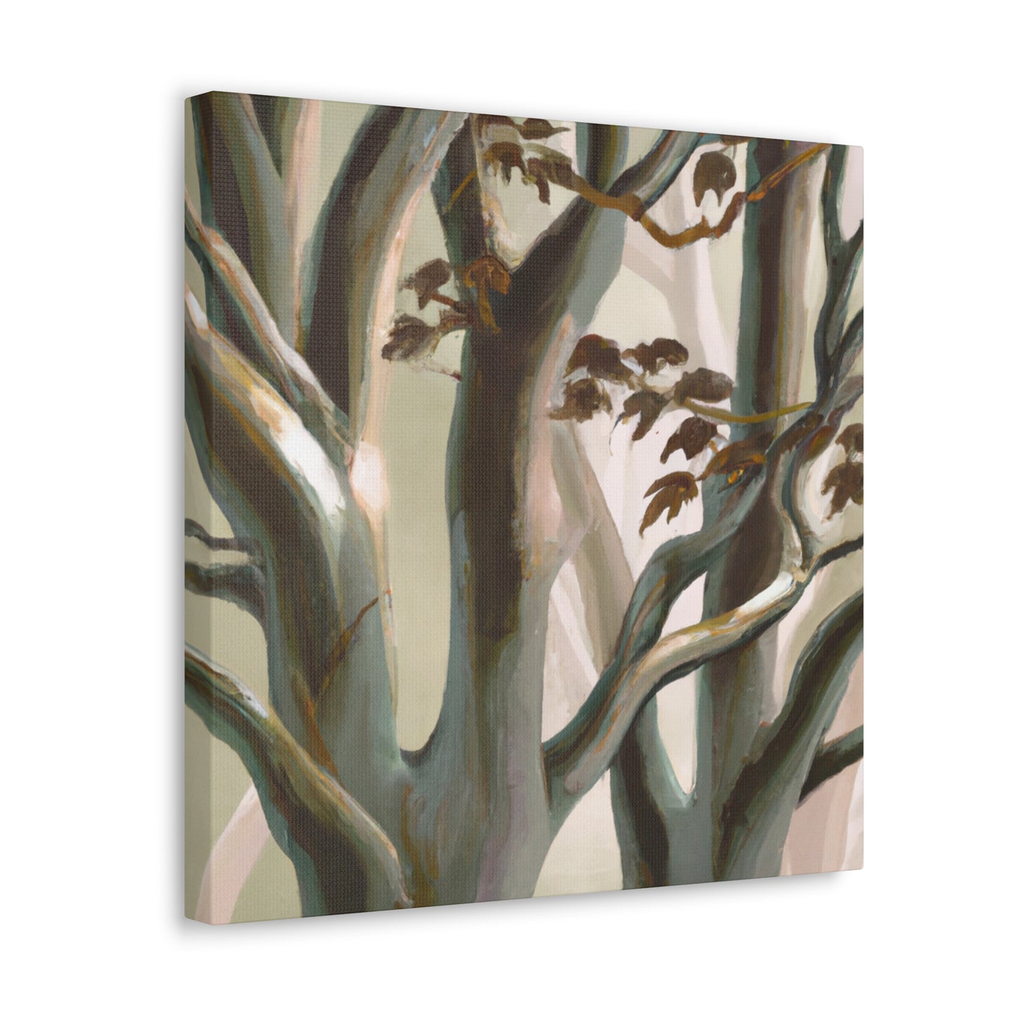 Beeches in Moonlight. - Canvas