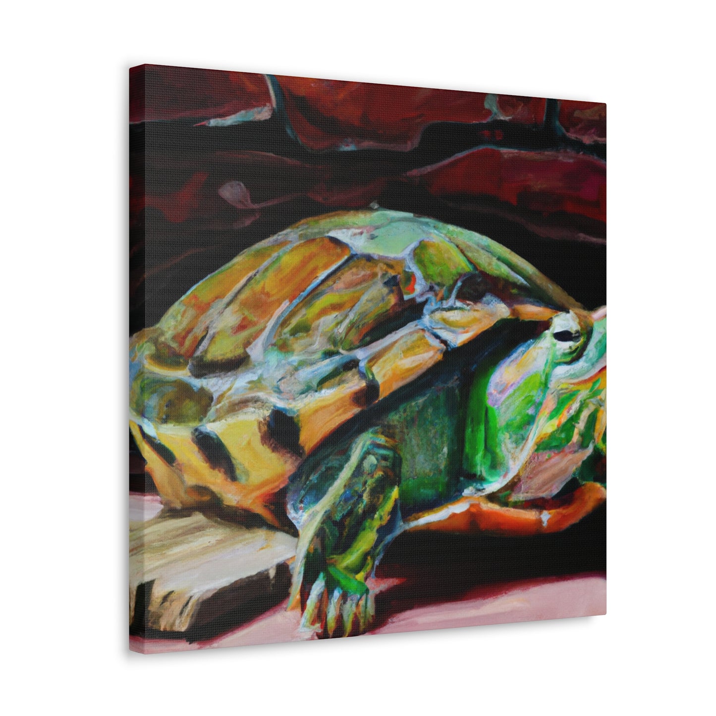 "Turtle Power Realism" - Canvas