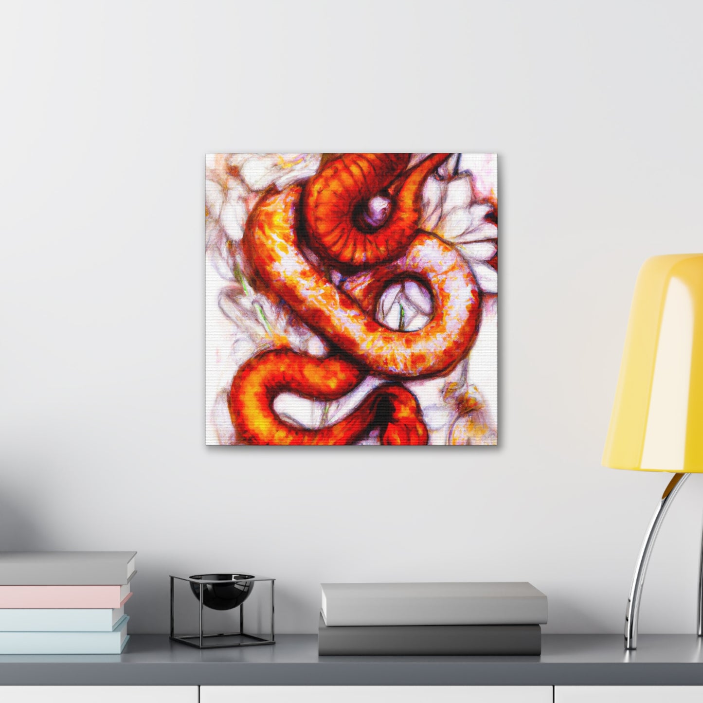 "Corn Snake Impressions" - Canvas