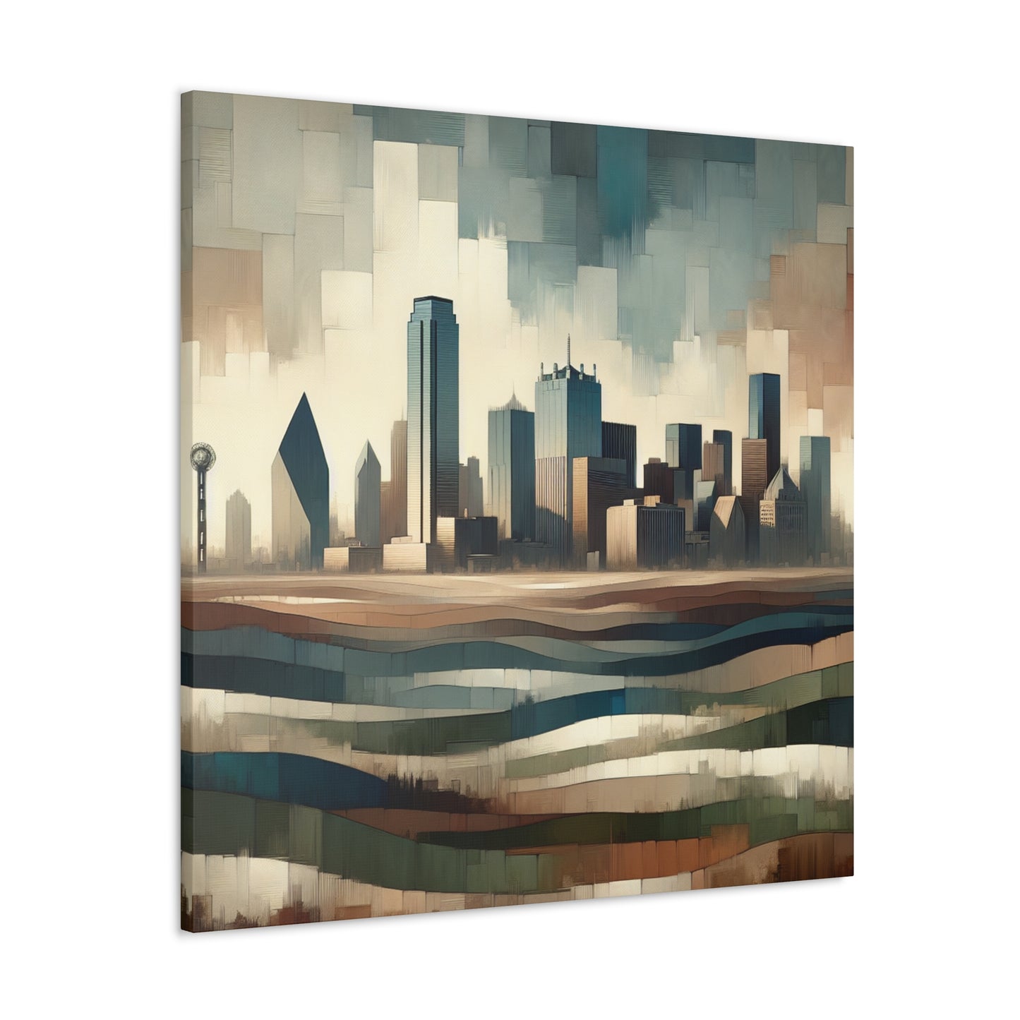 "Vivid Visions of Dallas" - Canvas