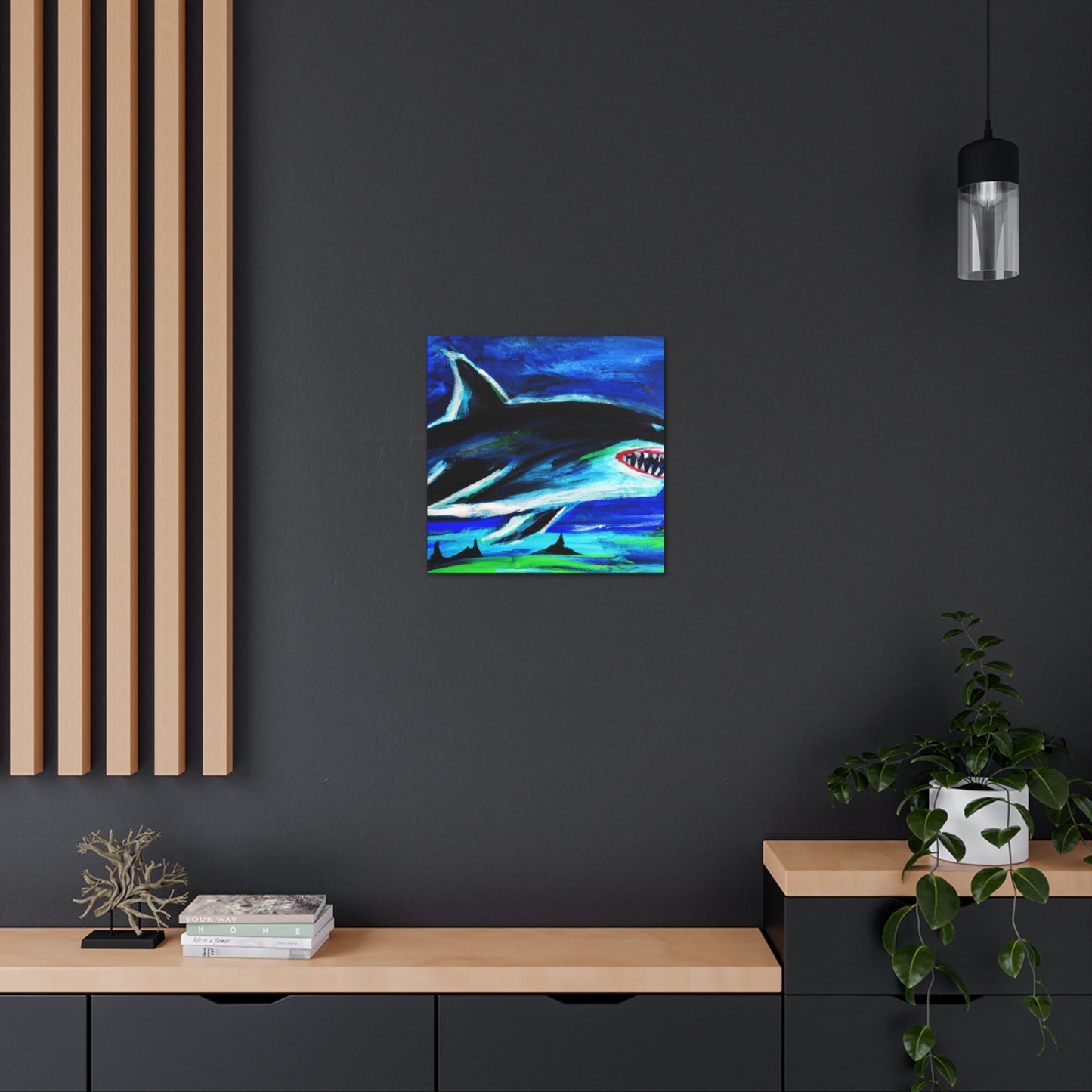 "The Shark Awakens" - Canvas