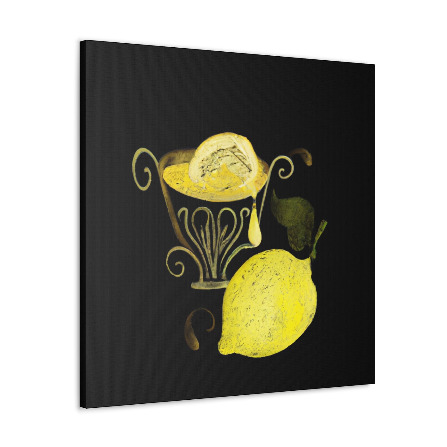 "A Lemon Baroque Delight" - Canvas