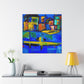 Harbor Sunlight Reflection - Canvas