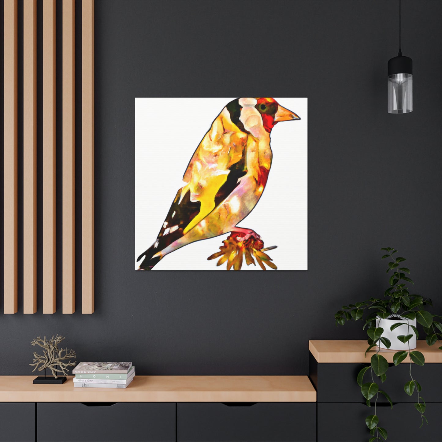 "Goldfinch American Splendor" - Canvas