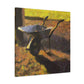 Wheelbarrow in Motion - Canvas