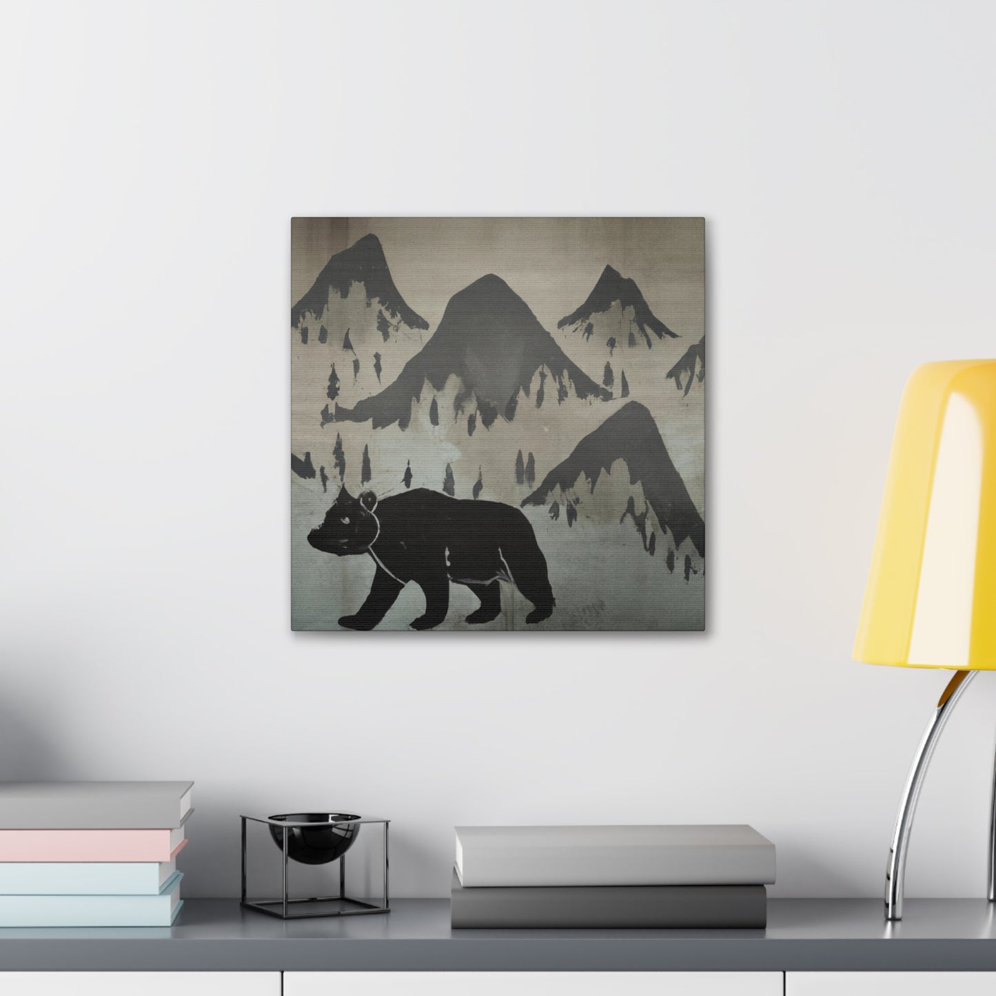 Grizzly In The Wild - Canvas