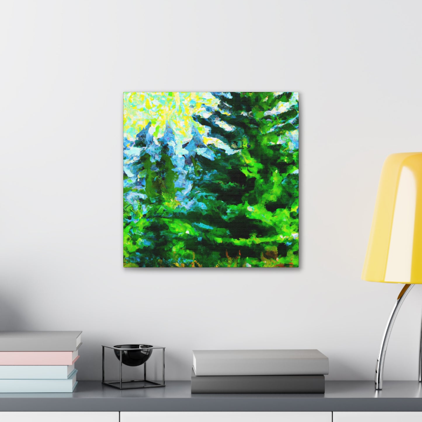 Spruce in Impressionism - Canvas