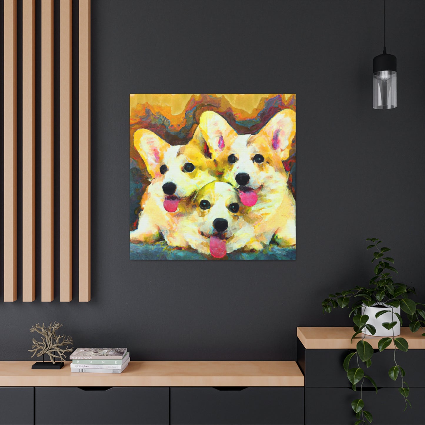 Corgi in a Dream - Canvas