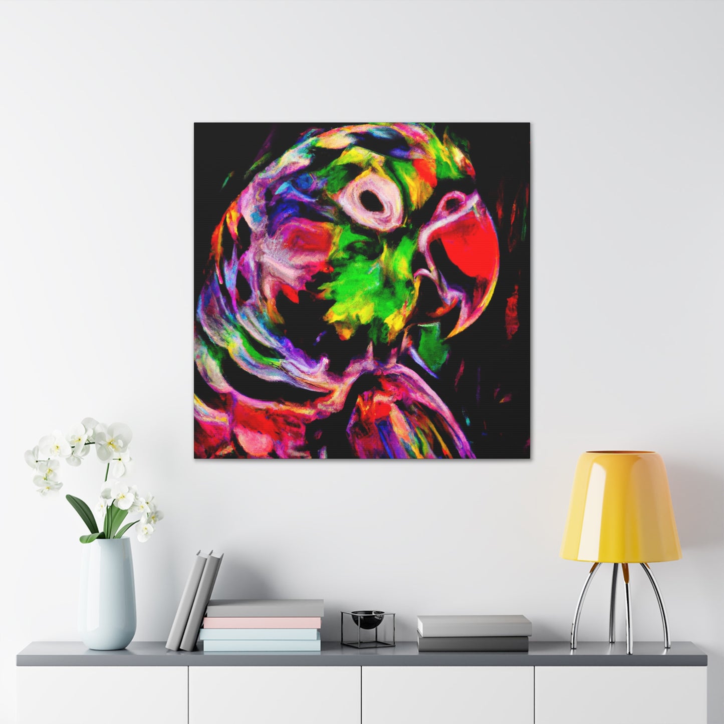 Bright Conure Delight - Canvas