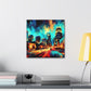 "Vibrant Urban Dream" - Canvas