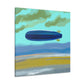 "Blimp in Abstraction" - Canvas