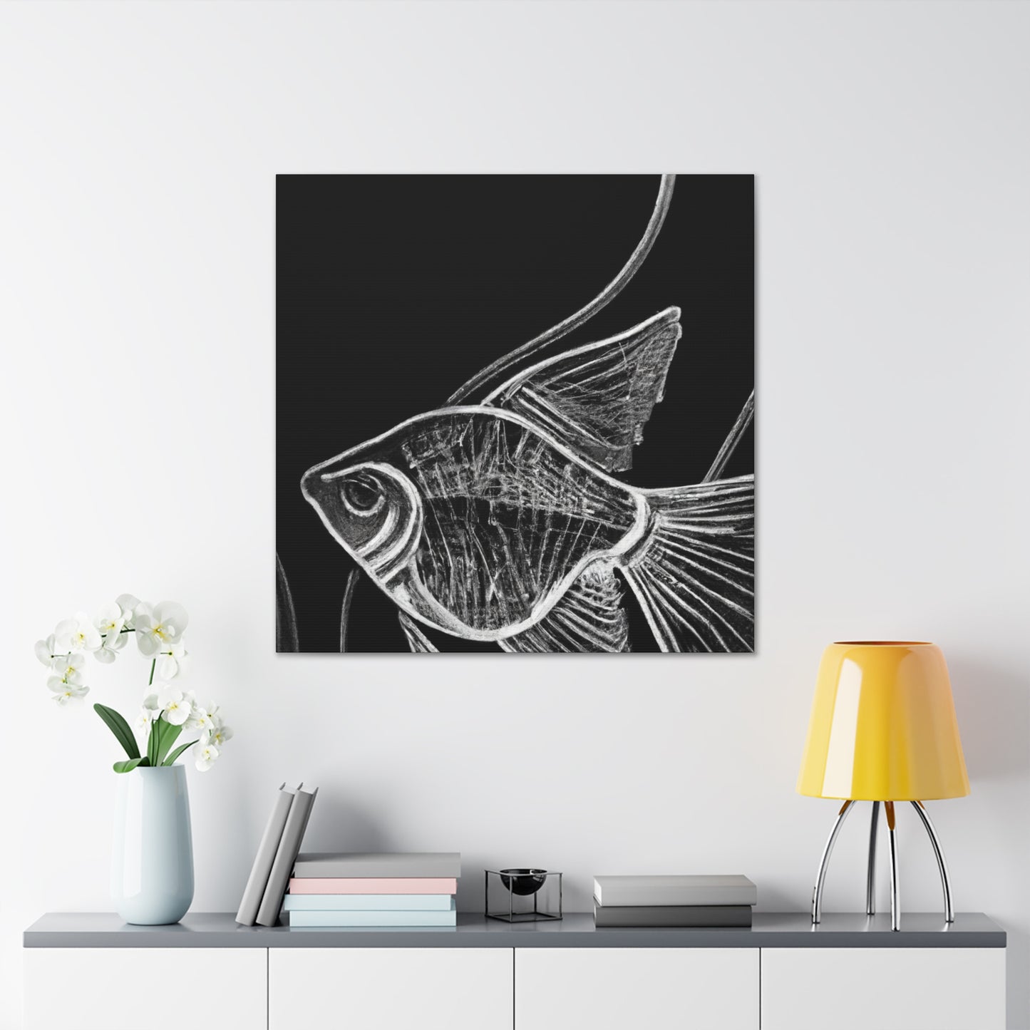 Rainbow Fish Reverie - Canvas