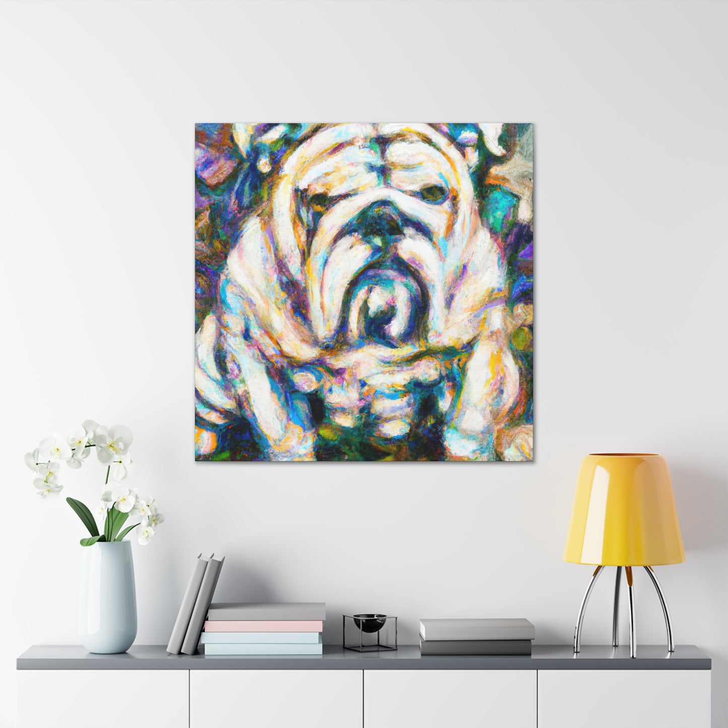 English Bulldog Impression - Canvas