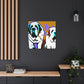 "Saint Bernard in Color". - Canvas