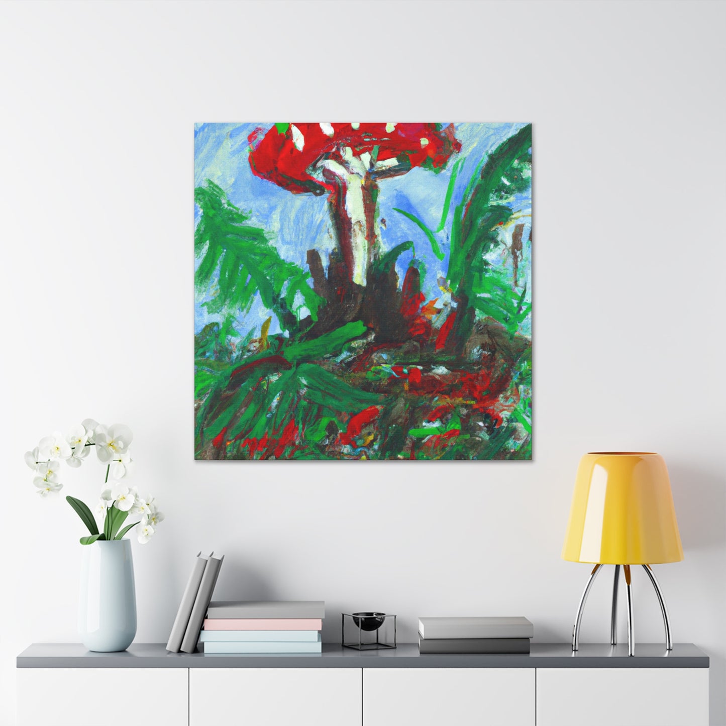 Fly Amanita Impression - Canvas