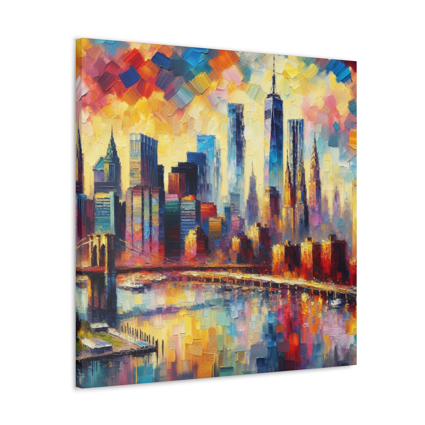 "Enchanting Melodies of Manhattan" - Canvas