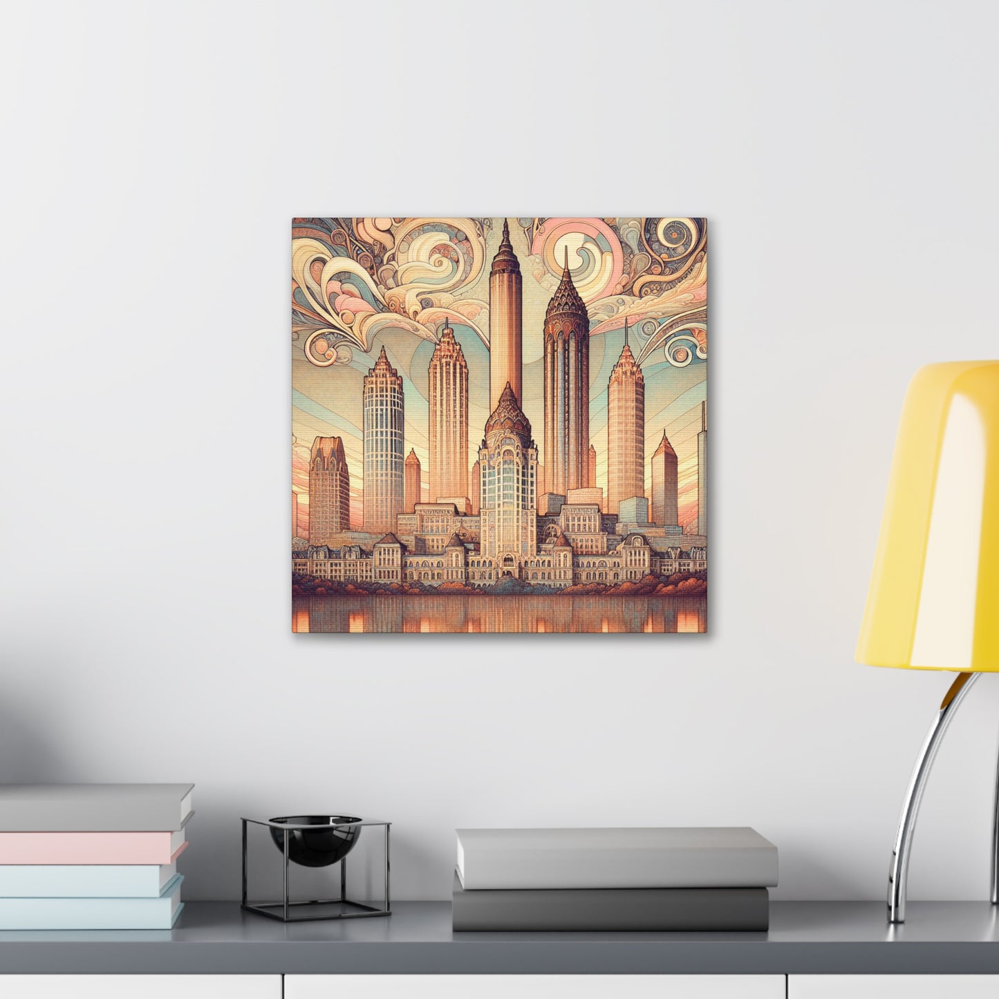 "Sparkling Southern Metropolis" - Canvas