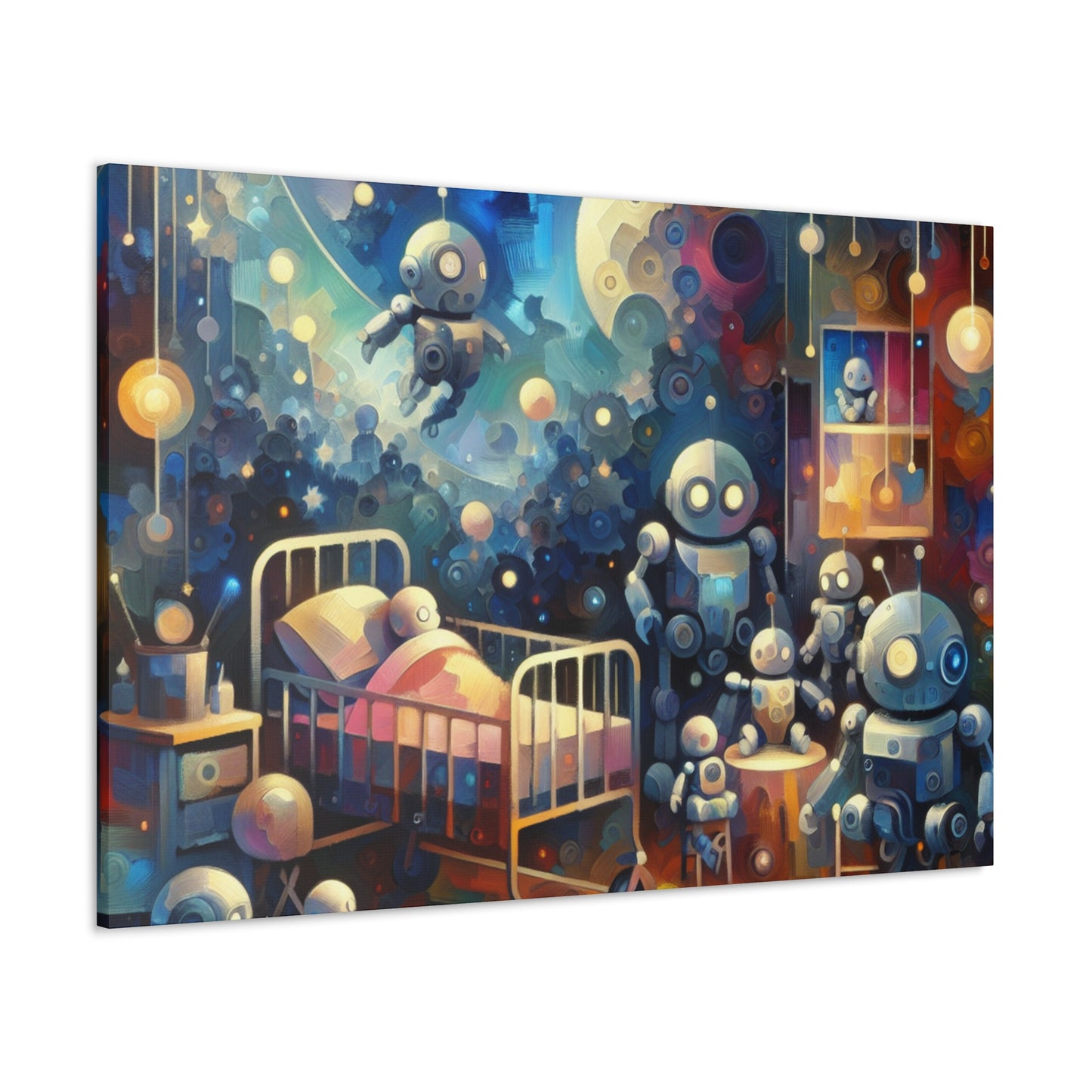 Metallic Cosmos Explorers - Canvas