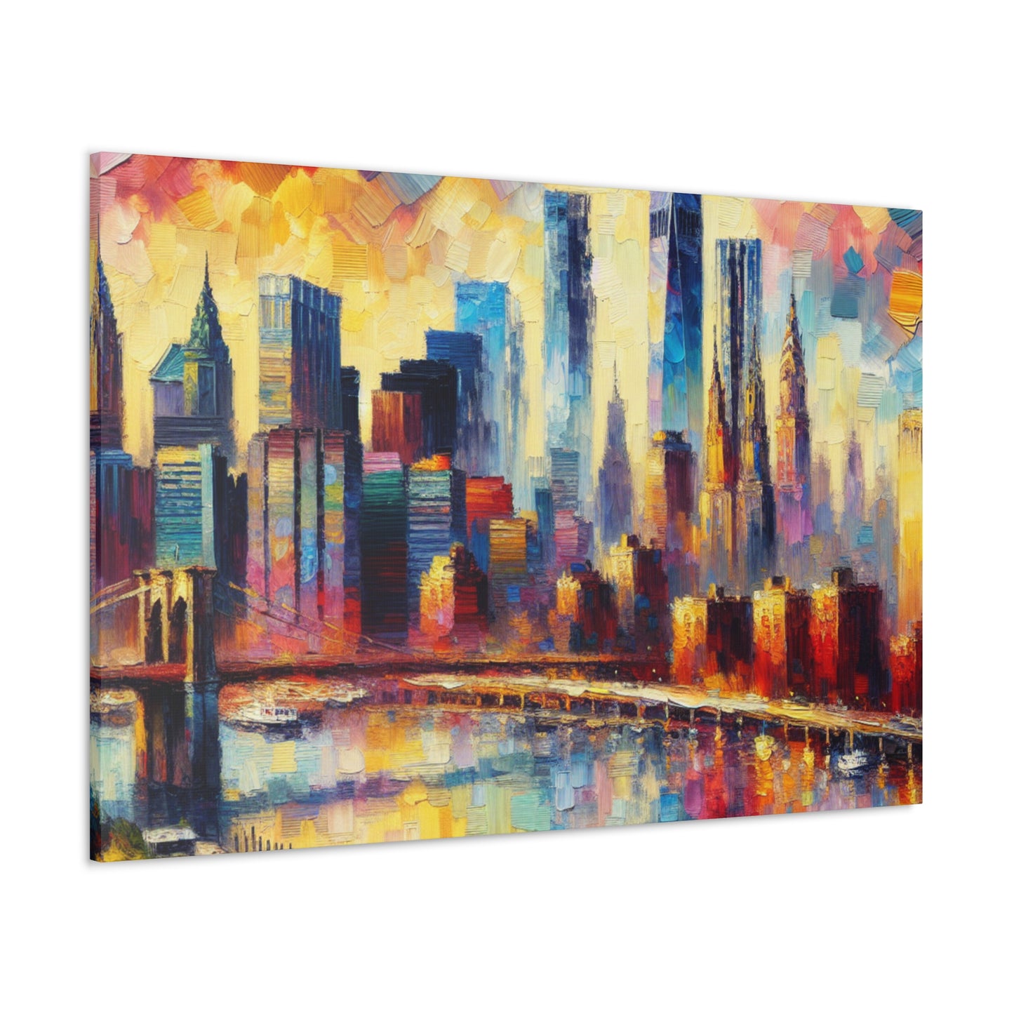 "Enchanting Melodies of Manhattan" - Canvas