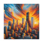 Midwest Metropolis Mural - Canvas