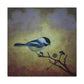 "Chickadee in Rococo" - Canvas