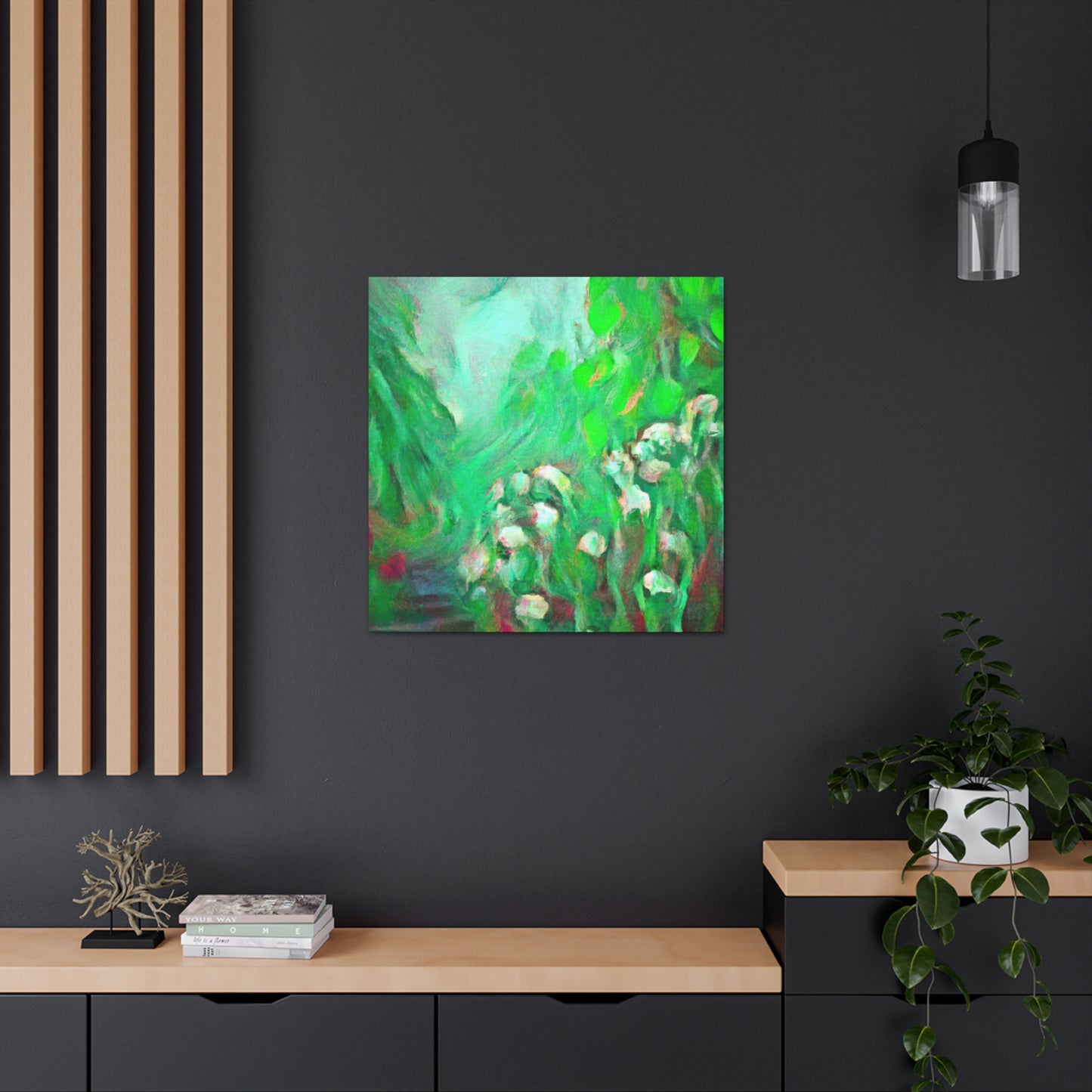 Jasmine in Abstract Form - Canvas