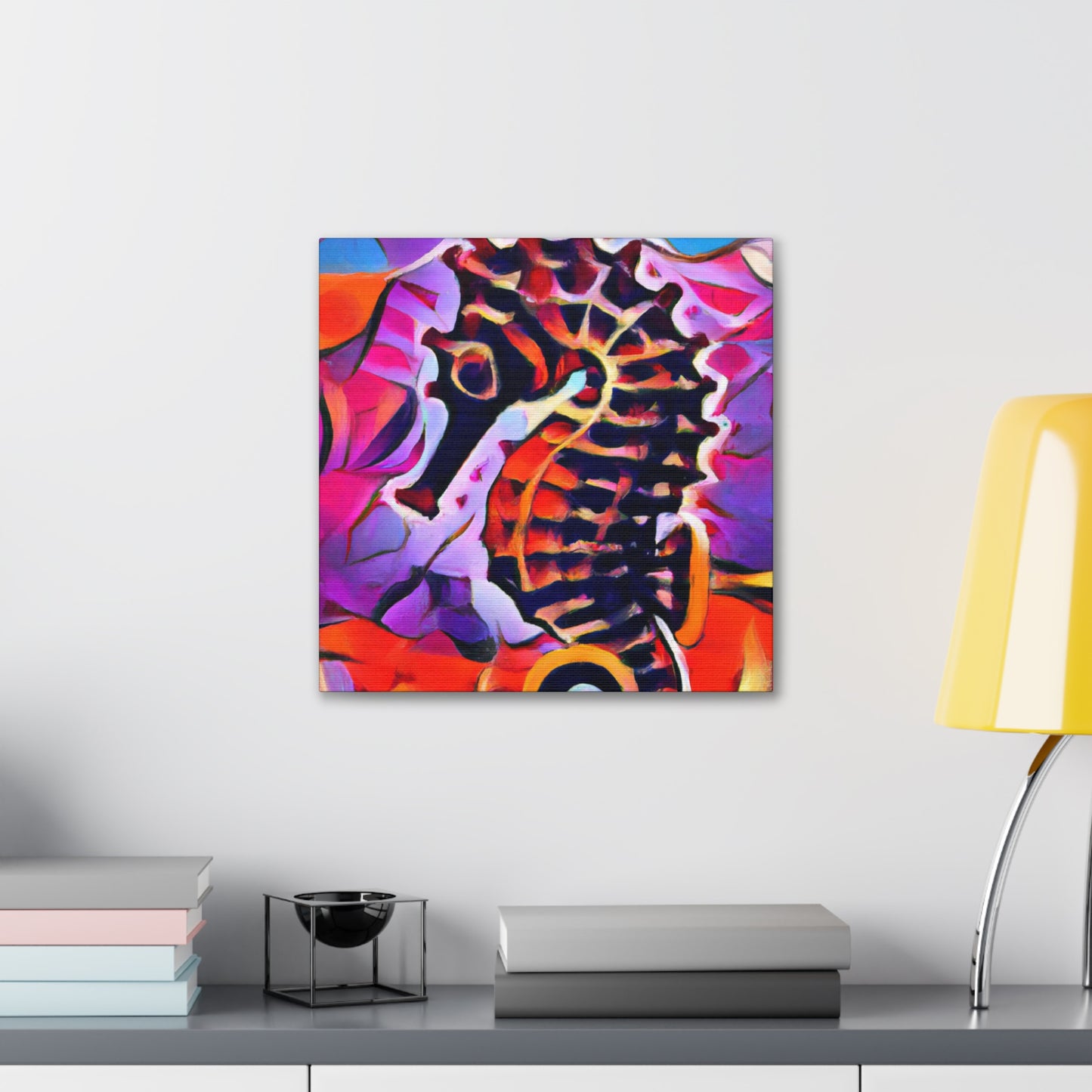 Seahorse in Impressionism - Canvas