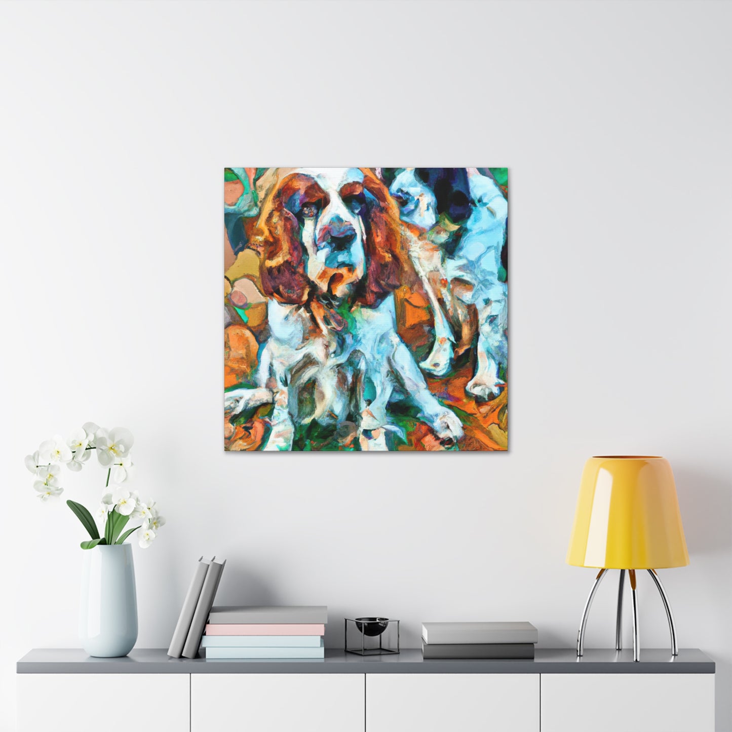 "Springer in the Garden" - Canvas