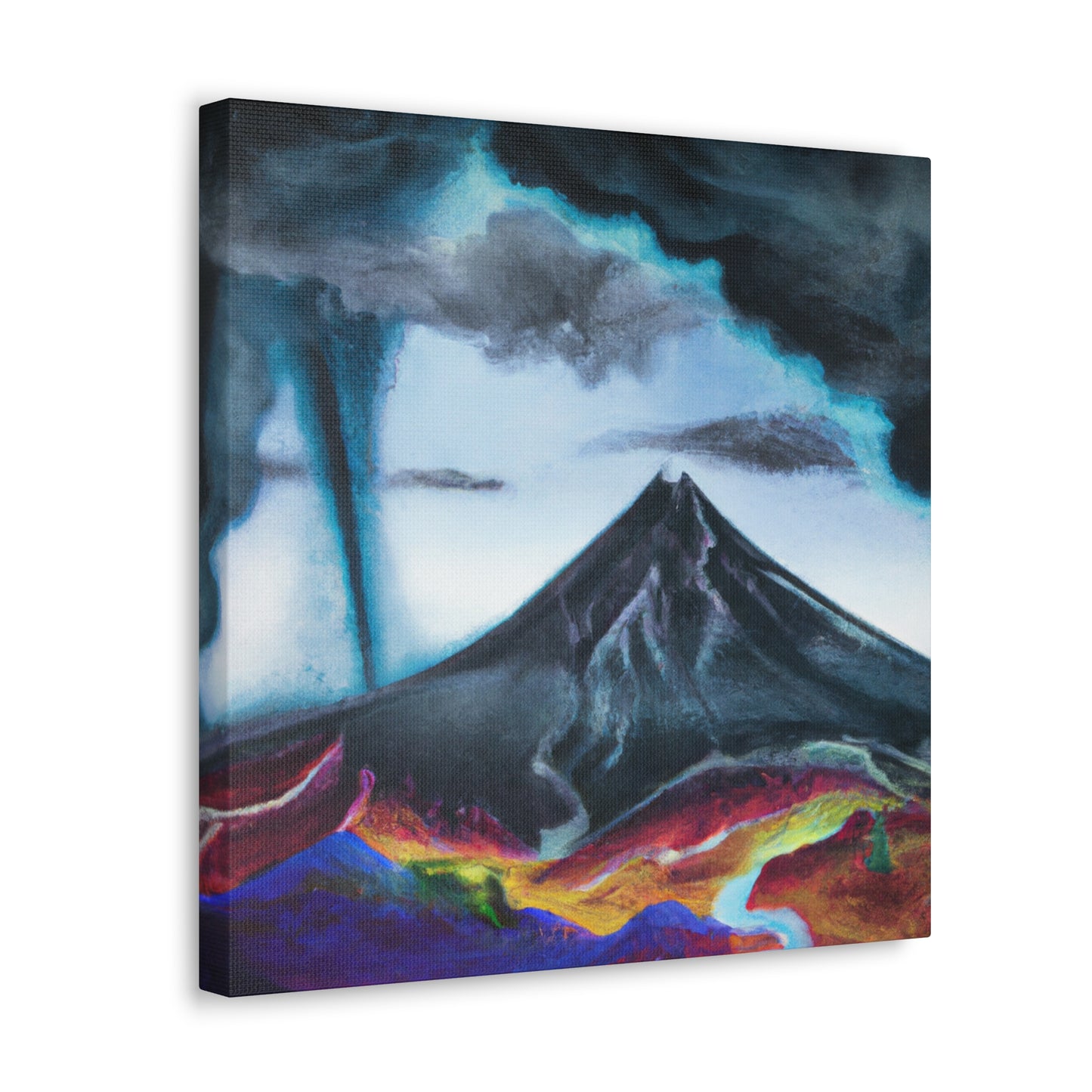 "Volcano of the Roaring 20s" - Canvas