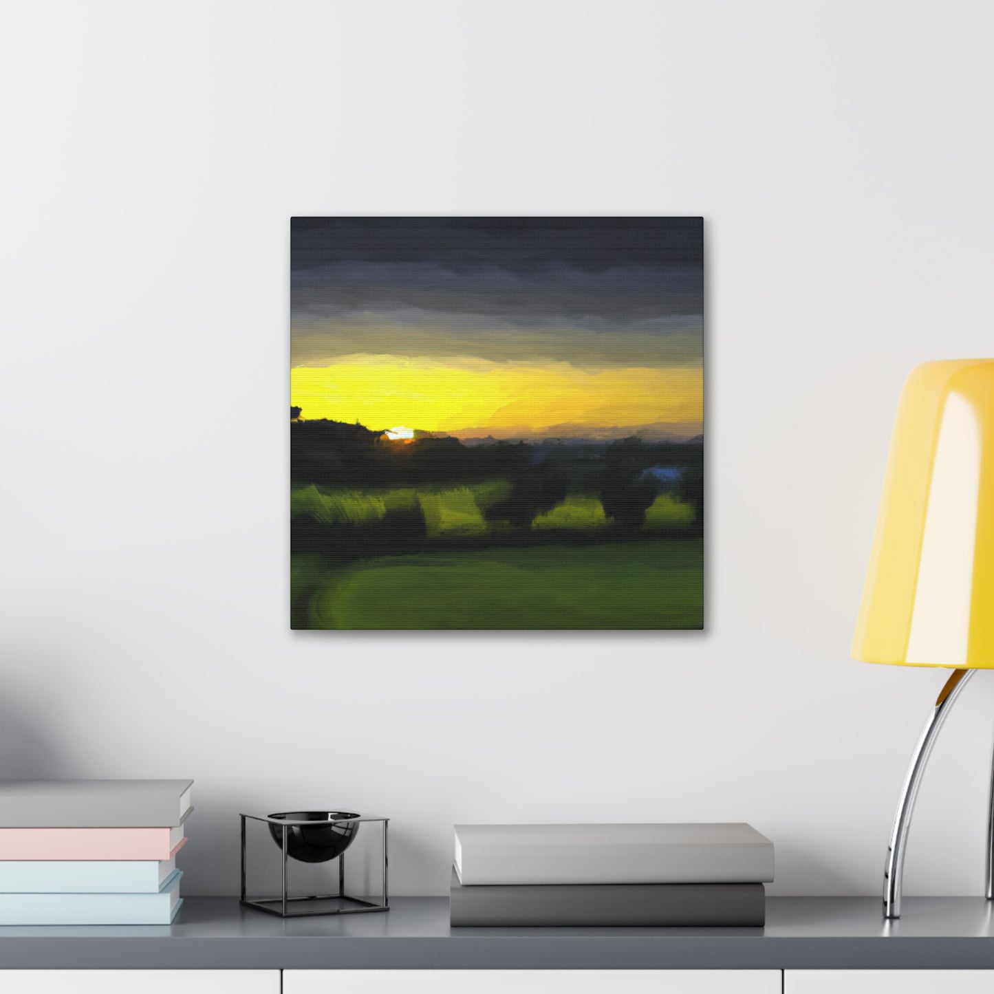 Countryside at Dawn - Canvas