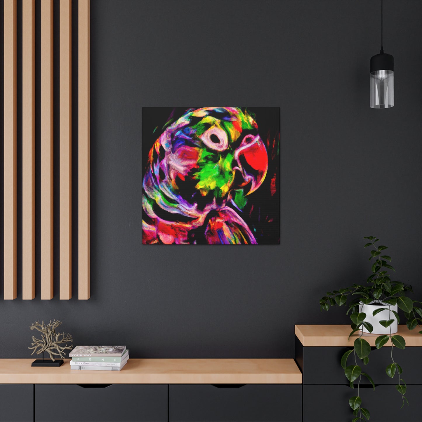 Bright Conure Delight - Canvas