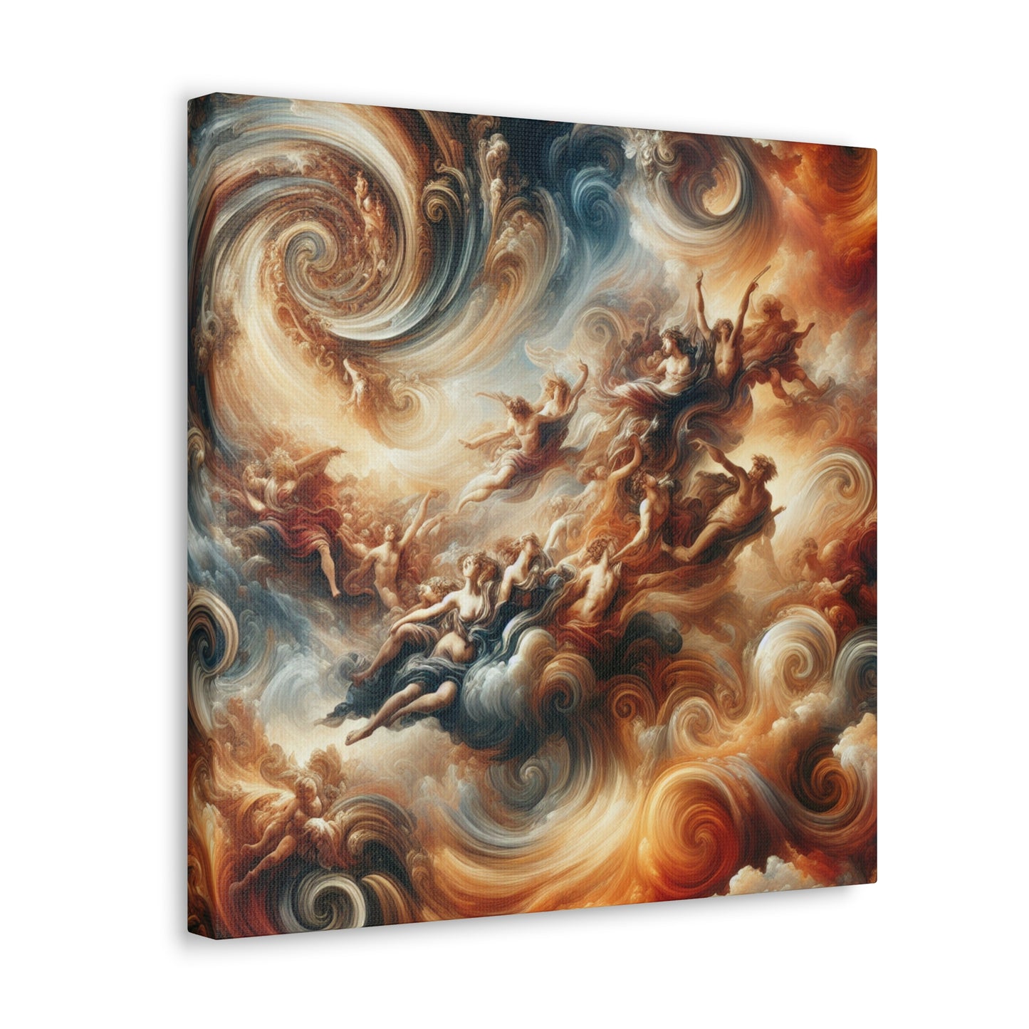 Gilded Harmonious Tapestry - Canvas