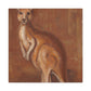 Kangaroo in Nature's Splendor - Canvas