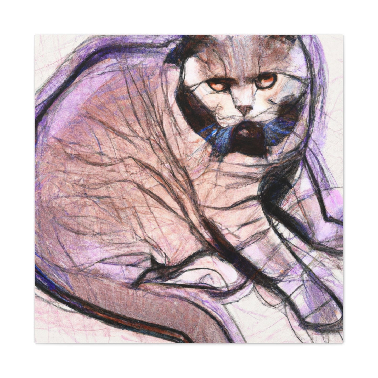 British Shorthair Impression - Canvas