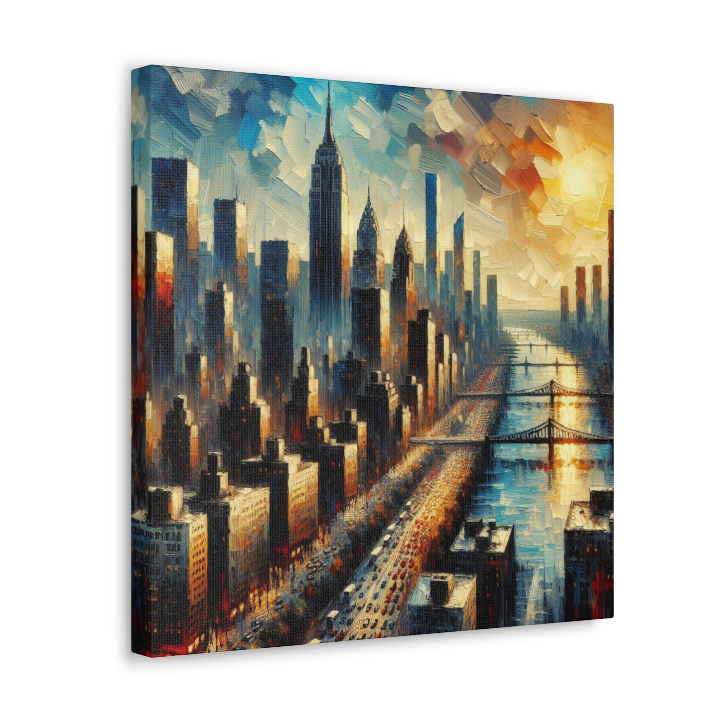 "Urban Prism Madness" - Canvas