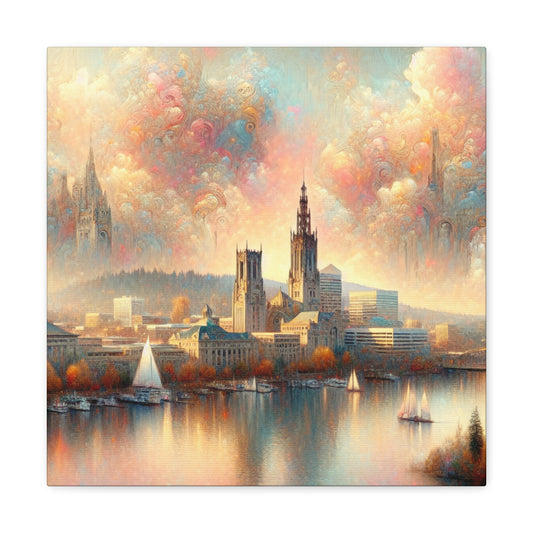 "Unseen Dreamscape Portland" - Canvas