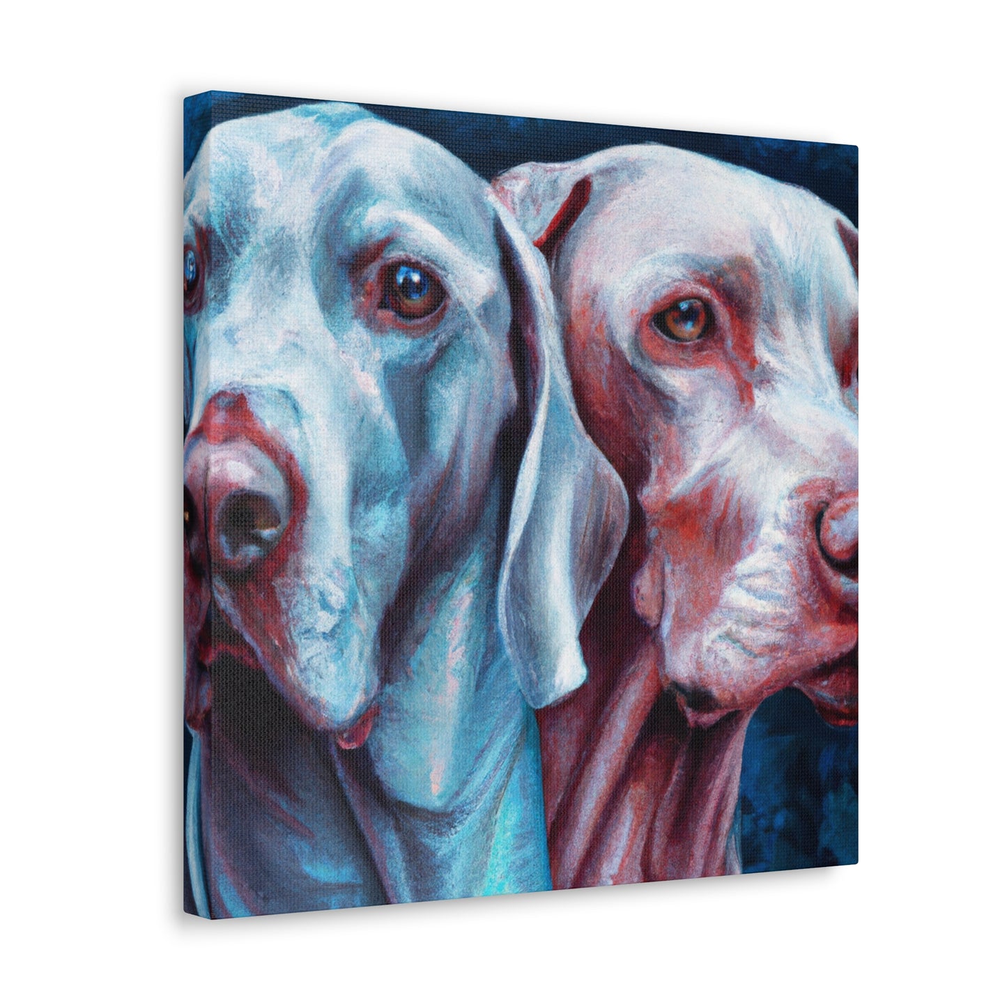 "Weimaraner in Hyperrealism" - Canvas