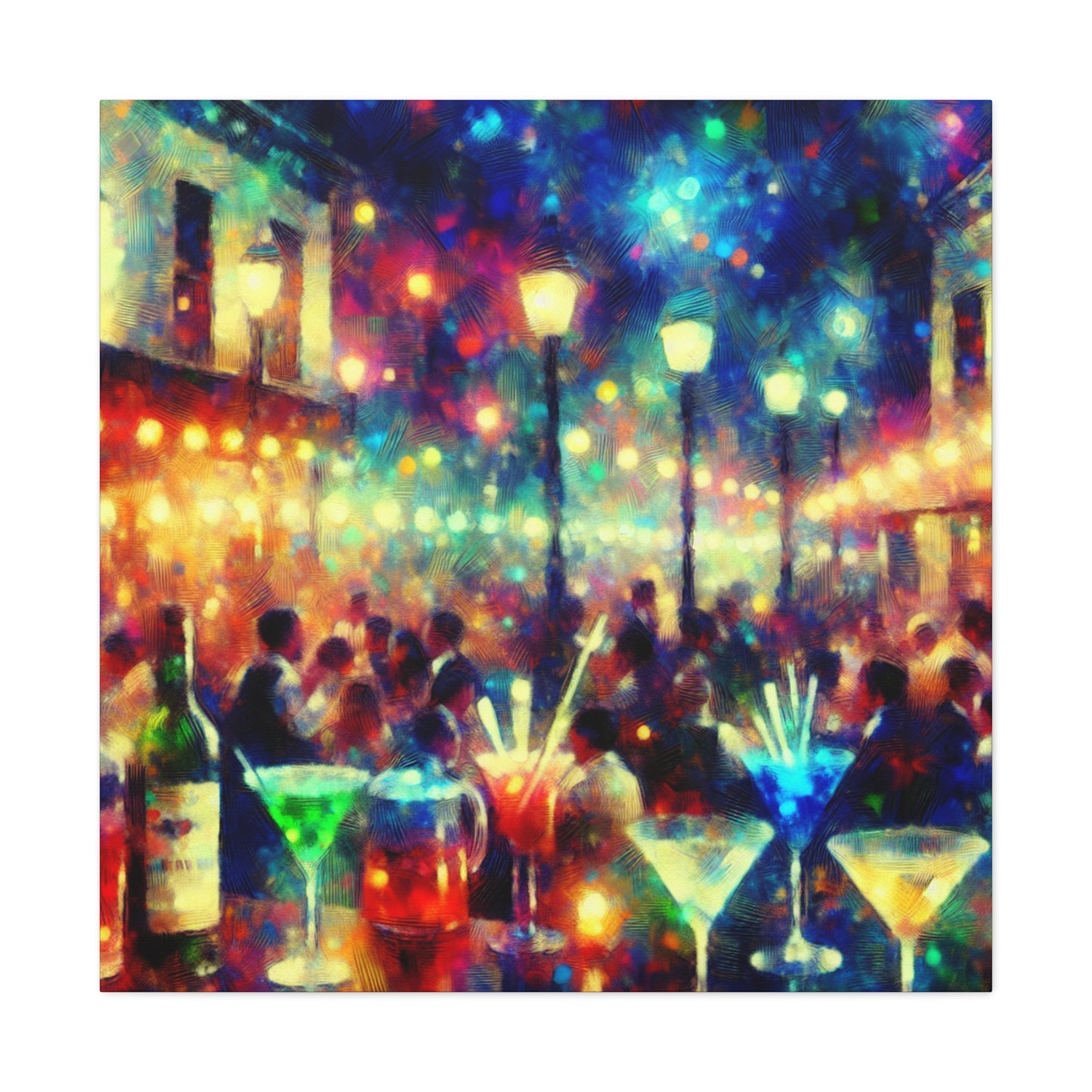 Intoxicating Urban Nightlife - Canvas