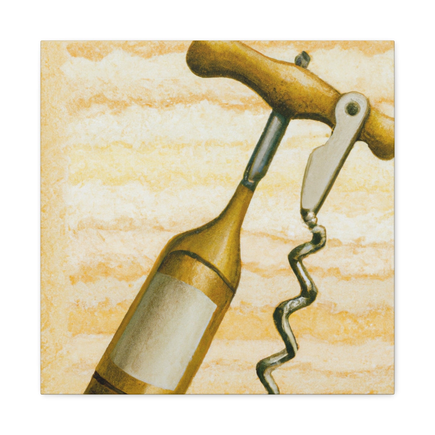 "Corkscrew in Art Deco" - Canvas