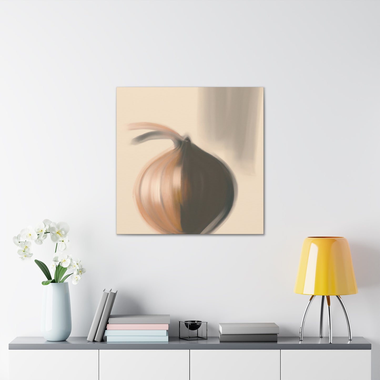 Onion Reflection Ablaze - Canvas