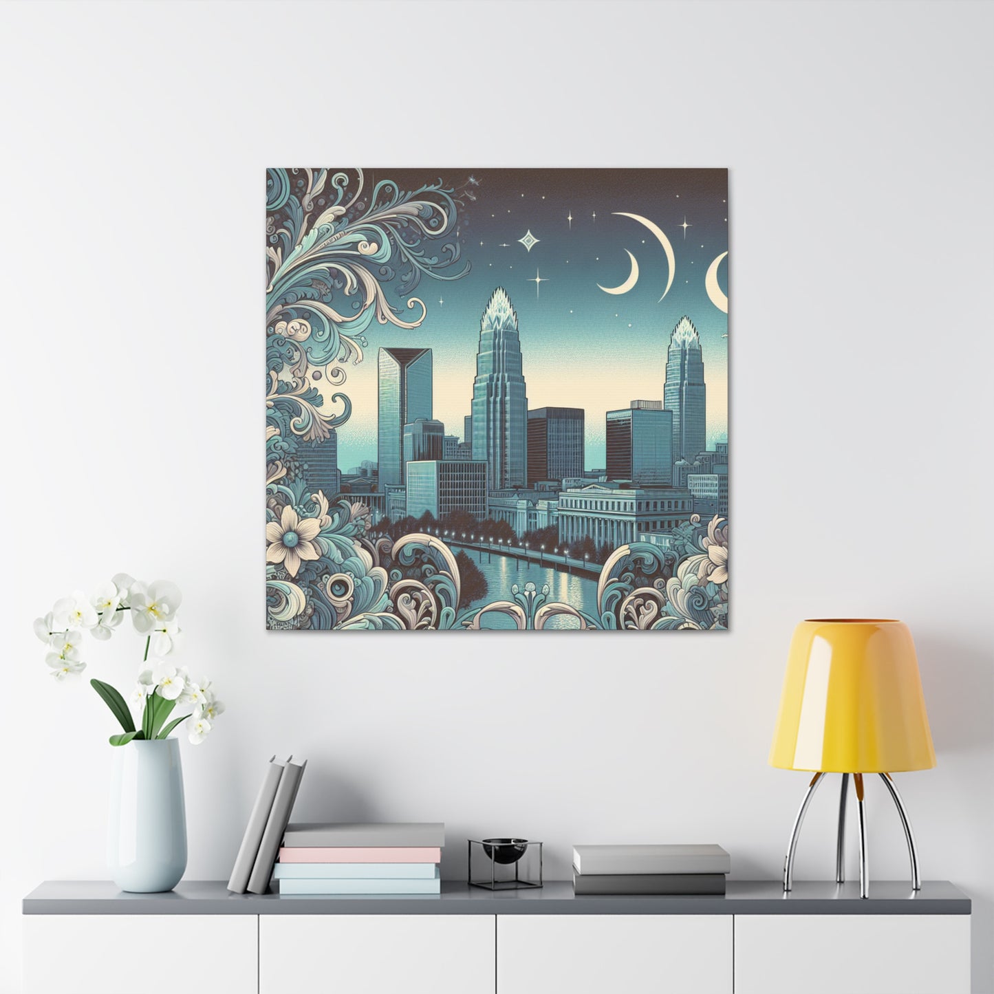 "Charlotte's Baroque Charm" - Canvas