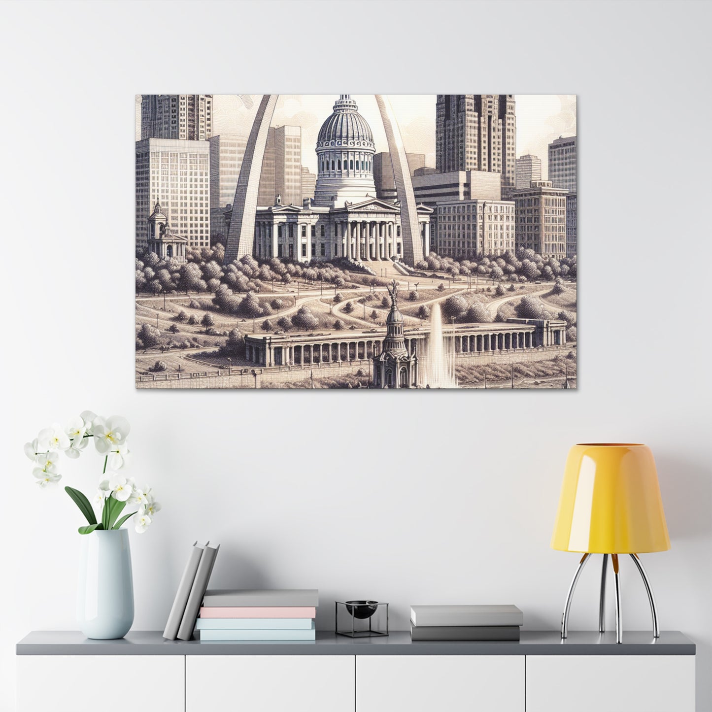 "Serene St. Louis Splendor" - Canvas