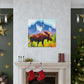 Moose in Impressionism - Canvas