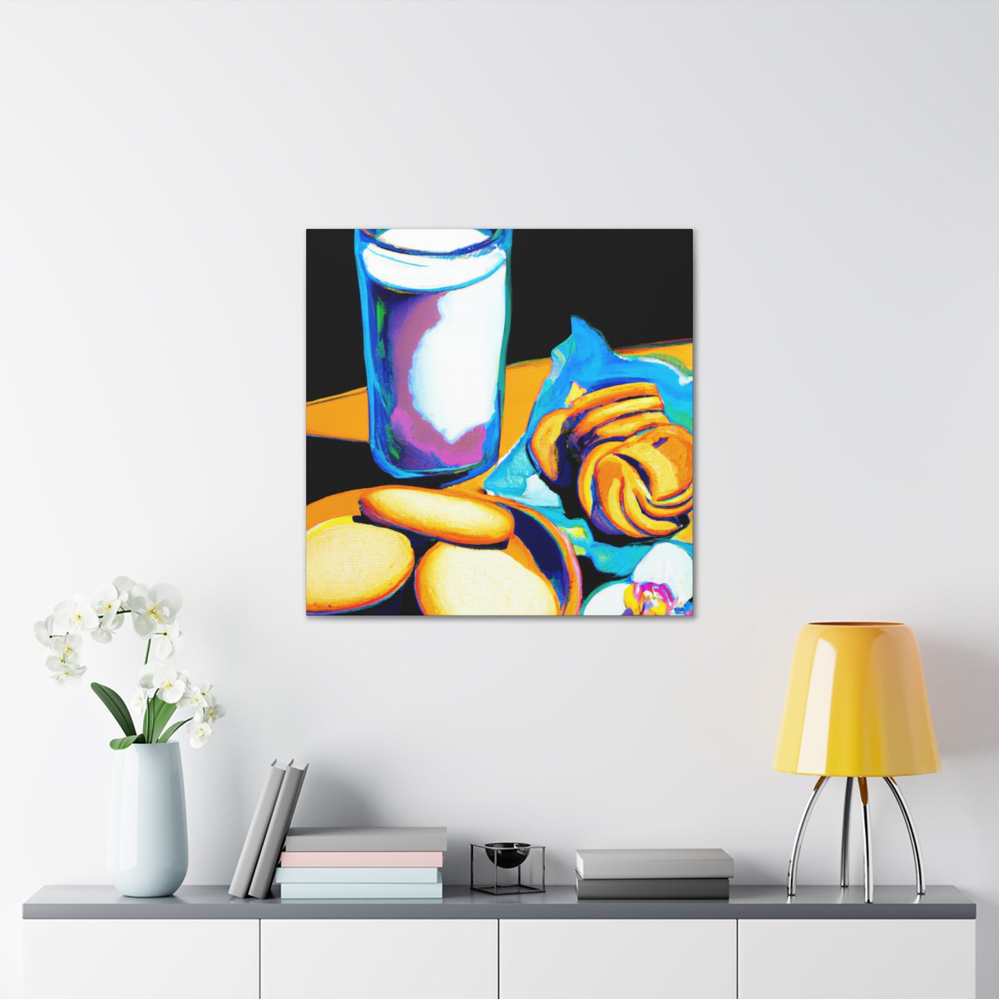 "Milk and Cookies Dream" - Canvas